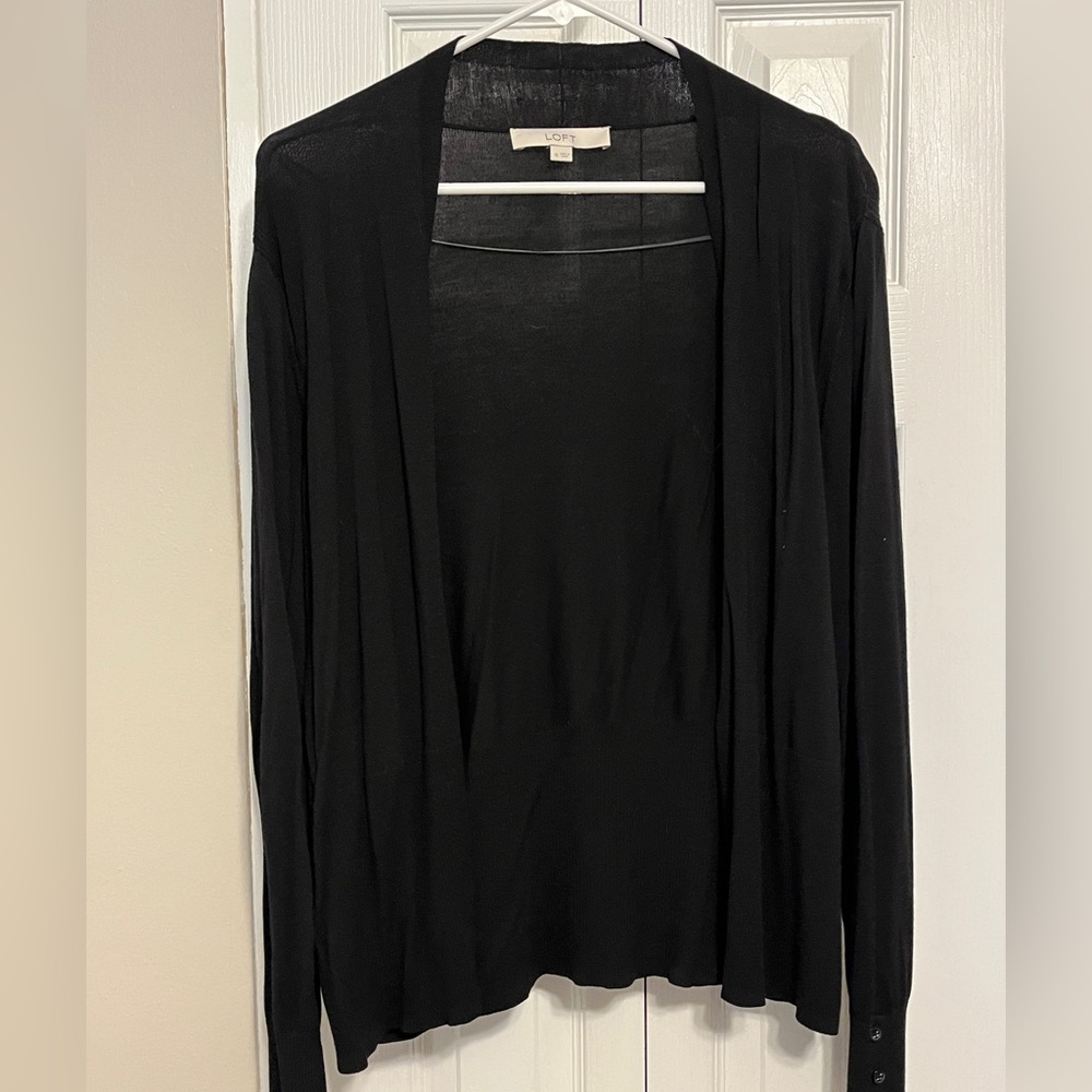 LOFT Open Front Cardigan